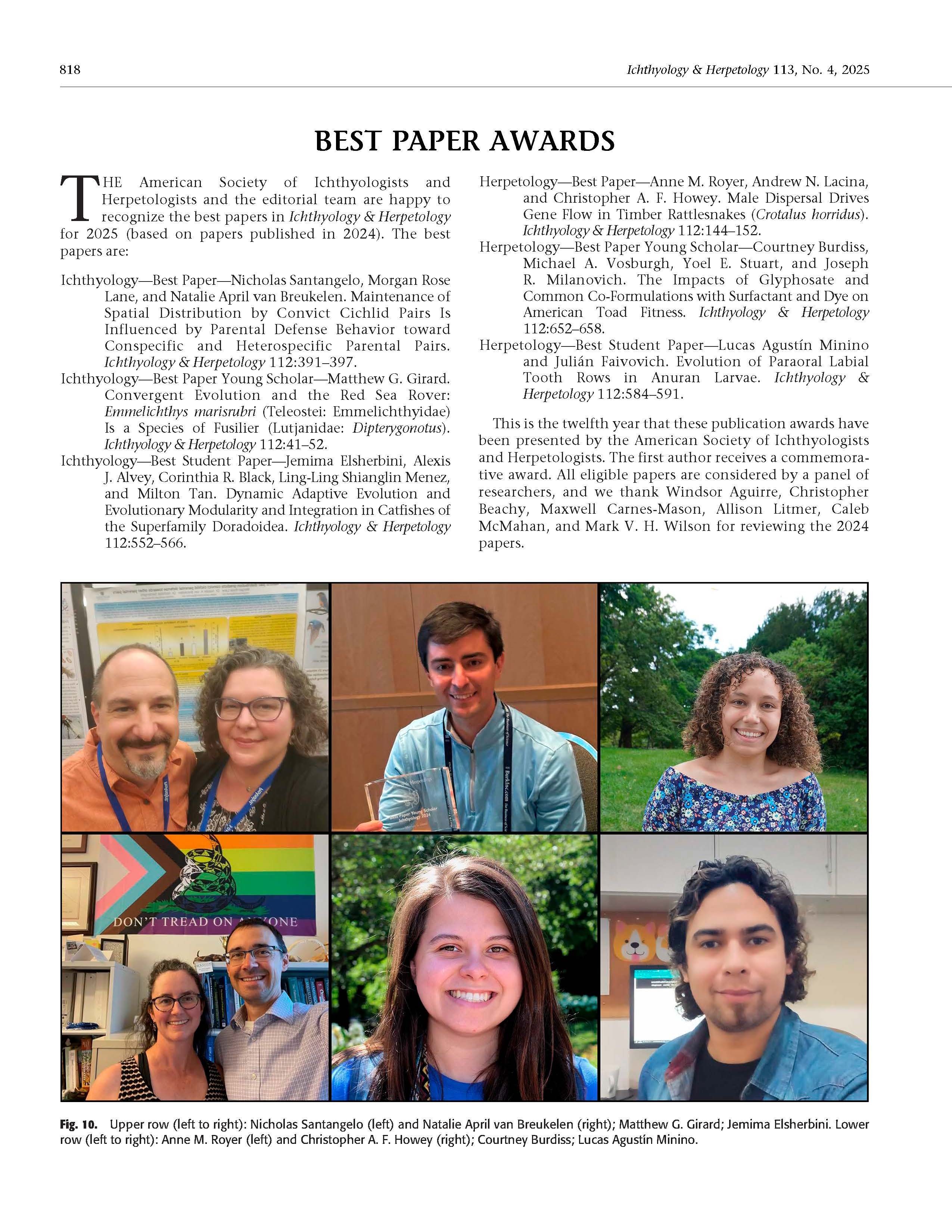 Dr van Breukelen wins best paper