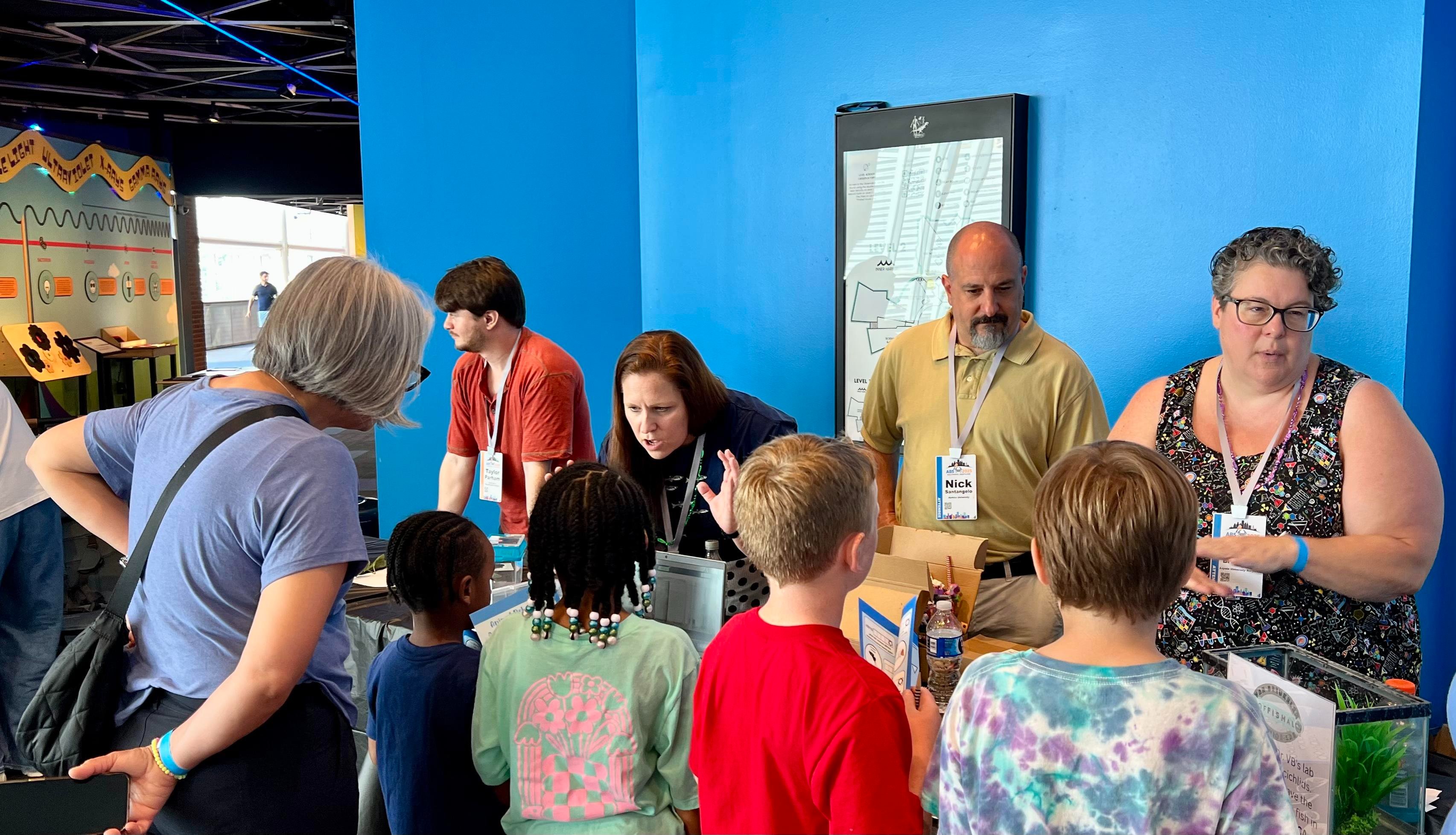 Dr va Breukelen at ABS Outreach Fair