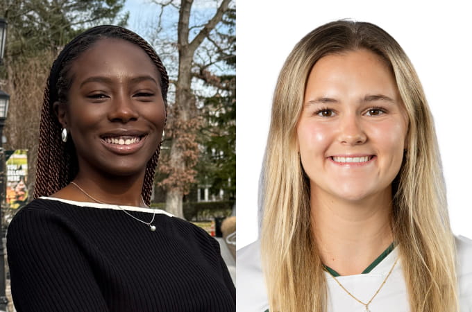 Crystal Ajayi and Zoe Willis