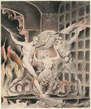 An illustration of Satan from Paradise Lost
