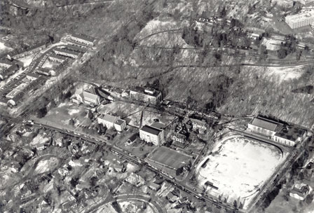Aerial View of Loyola in the 1970s