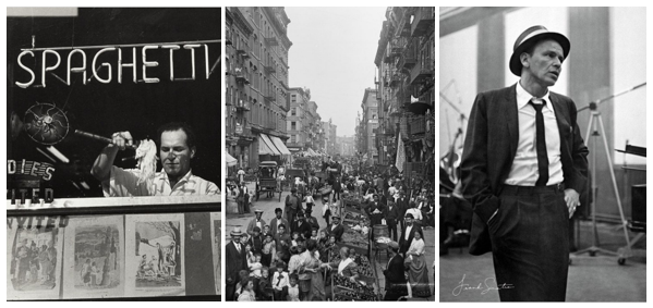 black and white images of Italian Americans