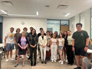 Elisabeth Anker classroom visit