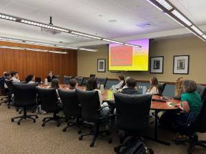 Dr. Janine Holc lunch talk
