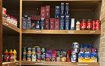 Pantry of nonperishable food