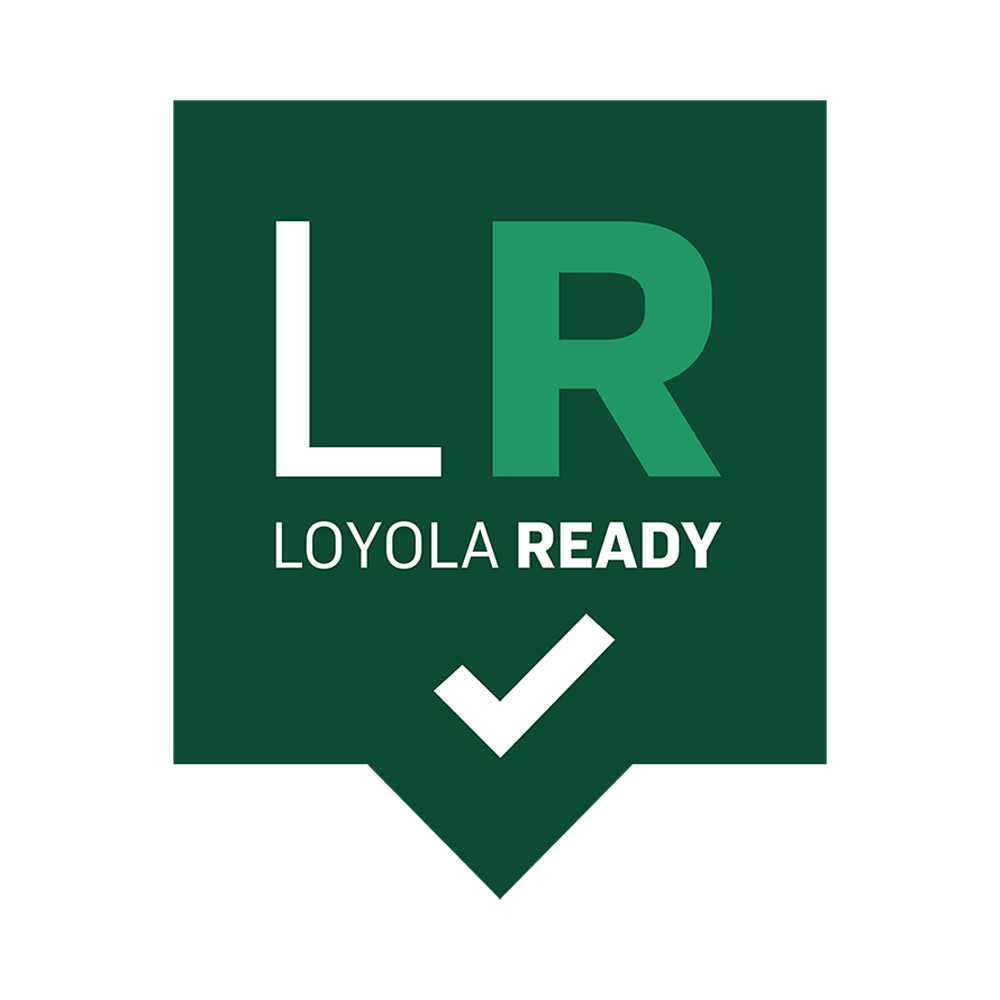 Loyola Ready Logo and Checkmark