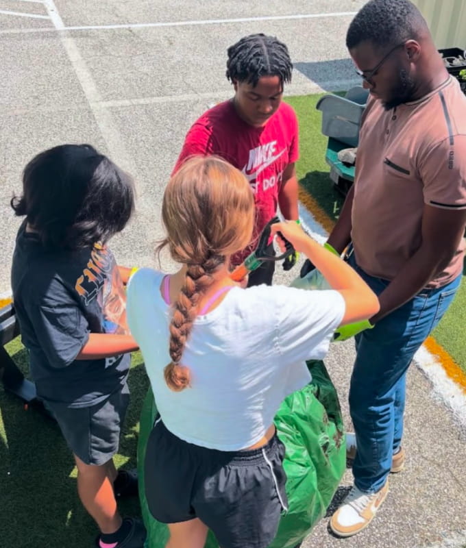 Youth exchange composting tips