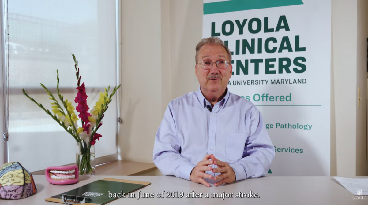Ron, Loyola Clinical Centers patient and stroke survivor - Press enter to play