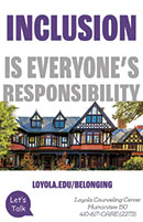 'Inclusion is Everyone's Responsibility' poster