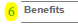screenshot of benefits line