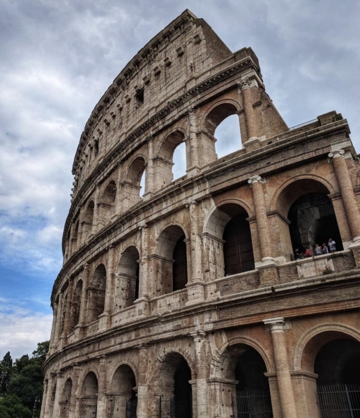 The colosseum in rome