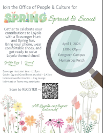 Scavenger hunt flyer