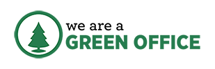 Green office badge