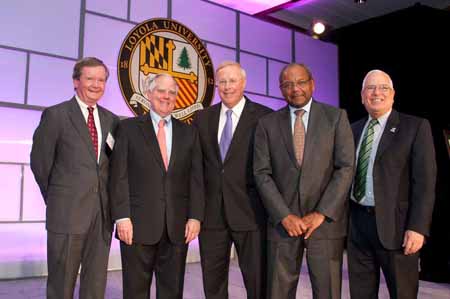 Former Business Leader of the Year recipients welcome Randall M. Griffin