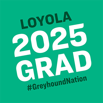 Facebook Profile Picture: Loyola 2025 Grad #GreyhoundNation