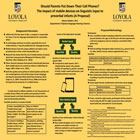 Enlarged poster image: Should Parents Put Down Their Cell Phones?  The impact of mobile devices on linguistic input to preverbal infants