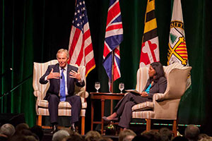 Mr. Blair responds to questions from Loyola community members asked by Dr. Ward.