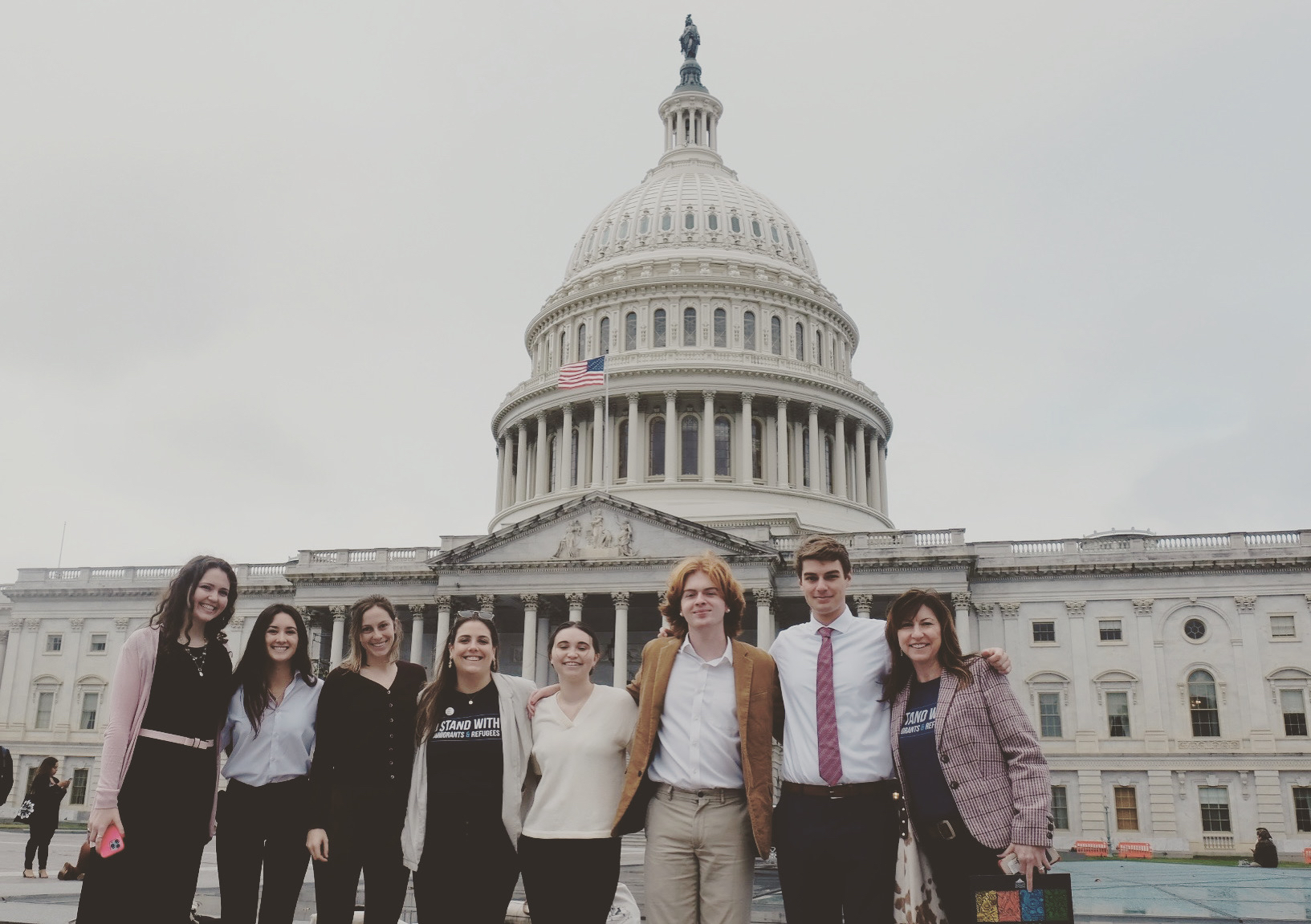 Loyola Students from the 2022 Ignation Family Teach In event in Washington DC