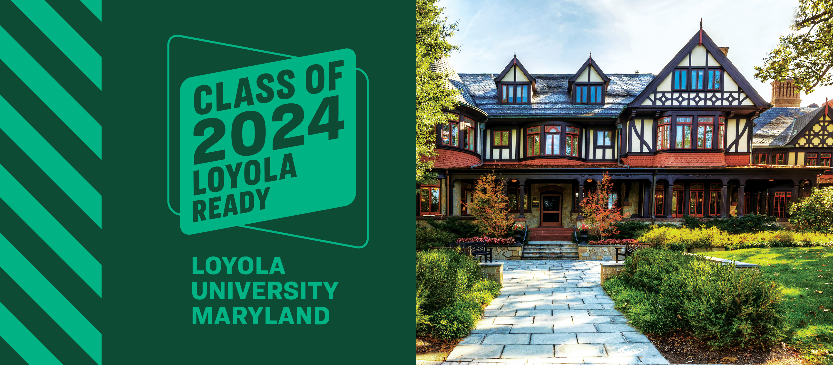Facebook Cover: Class of 2023 Ready for Everything Loyola University Maryland with Humanities Building photo