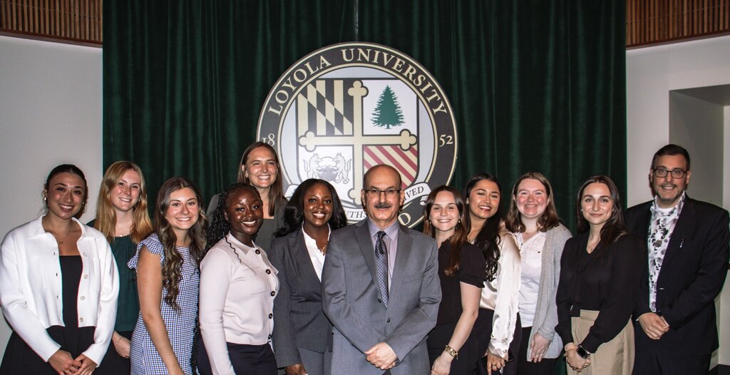 A group of students with Drs Roughani and Golom