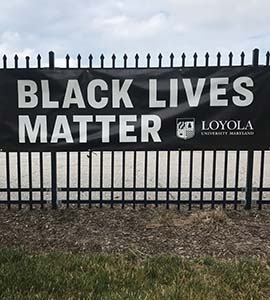 Black Lives Matter Banner 5104 York Road