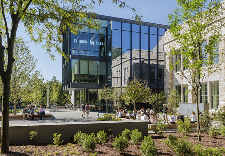 The Miguel B. Fernandez Family Center for Innovation and Collaborative Learning on Loyola's Evergreen campus