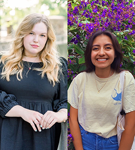 Grace Garret, ’21, and Darian López Robles, ’19, have won prestigious Fulbright Scholarships to study abroad.