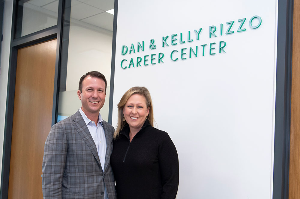 Dan Rizzo, '99, and Kelly Bryan Rizzo, '98