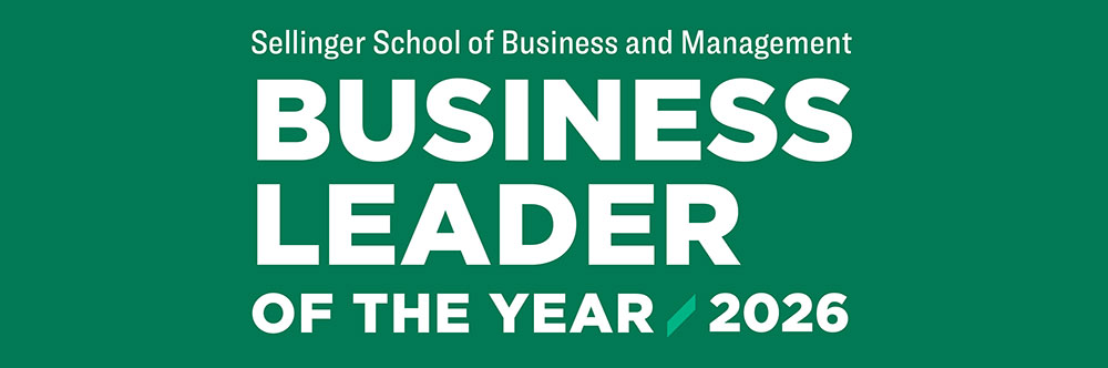 Sellinger School of Business and Management Business Leader of the Year 2026